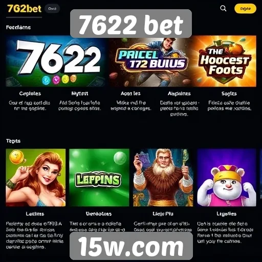 Características dos jogos disponíveis no 7622 bet